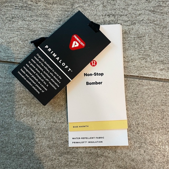 Lululemon Non-Stop Bomber Black Size 2 - Picture 7 of 7